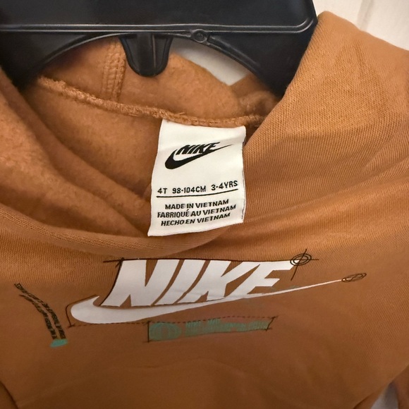 NWT Nike ‘Kids Future’ Utility Crew Brown Hoodie and Pants Set, Size 4T - Picture 3 of 5